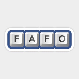 FAFO PC Sticker